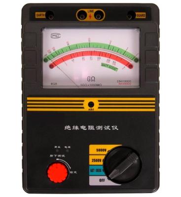 中国 携帯用クランプ デジタル絶縁抵抗のテスター6VのDC電源 販売のため