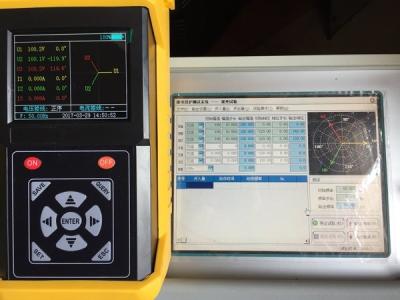 Cina Risoluzione LCD ad alto contrasto dello schermo 0.1W Active Power di fase del tester affidabile di angolo in vendita