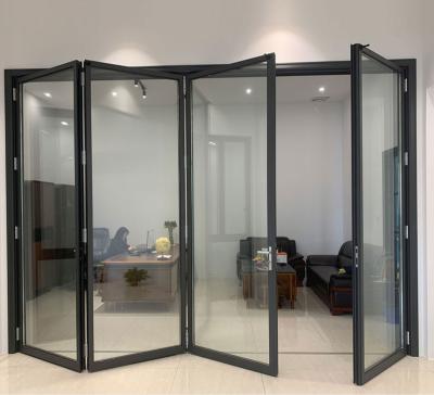 China Eagle Waterproof Aluminum Sliding Folding Doors For Australia Market Commercial Use for sale