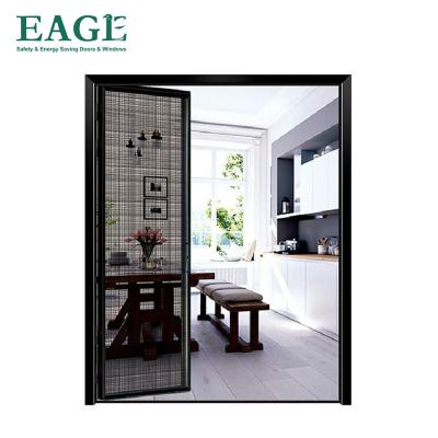 China Good Sealing Postmodern Interior Kitchen Doors Sliding And Casement Aluminum Palladium Glass Door for sale