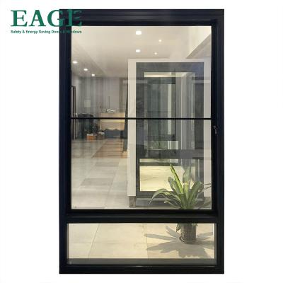 China Australia Design AS2047 Single Cheap Standard Aluminum Double View Kitchen Glass Sliding Window for sale