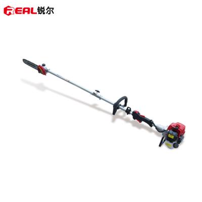 China 2-Stroke 25.4CC Gas Power Long Reach 25.4CC Manual Tree Trimmer Chainsaw Pole Saw for sale