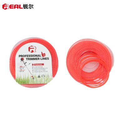 China 4-Stroke Brush Cutter Spare Parts Nylon String Grass Trimmer Line 1.5mm 3.0mm 5.0mm for sale