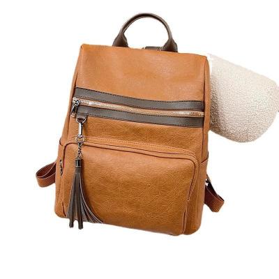 China 2023 Waterproof Environmental Friendly Kraft Paper Bange Backpack for Casual and Work for sale