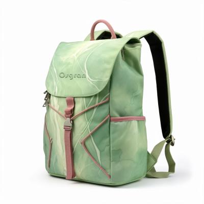 China Waterproof Nylon Travel Backpack with Double Front Pockets and Zipper Closure Portable for sale