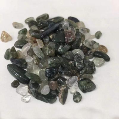 China Wholesale Natural Polished Quartz Crystal Tumbled Stones For Decoration from China Gemstone Green Hair Rutilated for sale