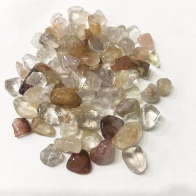 China Wholesale High Quality Natural Polished Stones Crystal Hairstone For Crystal Fealing Quartz Gravel From China for sale