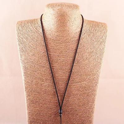 China New Style Jewelry Accessory Barrel Wooden Necklace Rope Diy Production Hand Pendant Arming Rope for sale