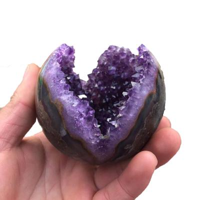 China China Wholesale Price Natural High Quality Healing Stone Amethyst Spheres Crystals Purple Quartz Ball for sale