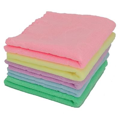 China Sustainable Custom Size Microfiber Cleaning Cloth Car Wash Towel for sale