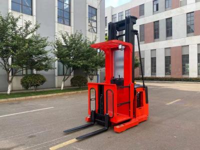 China Load Capacity 1000 kg Electric Order Picker Lifting on Platform Human Mounted Electronic Steering for sale