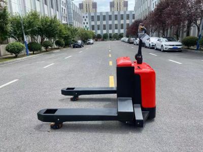 China 1300mm Fork Length 6000KG Electric Hand Pallet Jack Stacker for Heavy Pallet Goods for sale