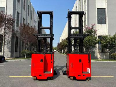 China Double Deep Reach Electric Forklift with 48V 400AH Battery Capacity 1500 KG Load Capacity Lifting Height 8500 mm for sale