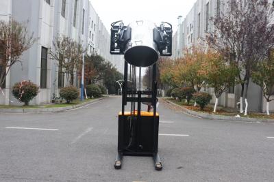 China Electric Stacker Forklift Truck  for Gripping  Drum Clamping Weight 300 KG for sale