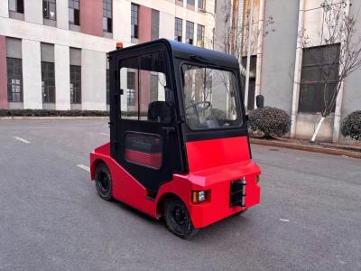 China 15000 kg Electric Towing  Tractor Hydraulic Steering Fully Enclosed Cab for sale