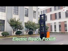 electric reach truck  forward moving forklift type  tilt forward and tilt backward 9 meter lifting h