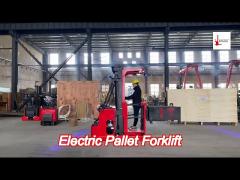 electric forlift truck with steel back clamp load 200 kg non-standard height 2000 mm