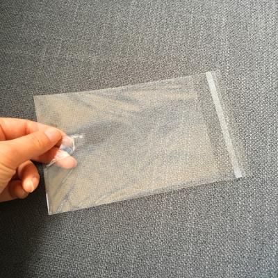 China 1.2mil 1.6mil Bopp Clear Plastic Packing Bag Moisture Proof Self Adhesive Seal Polybag for sale