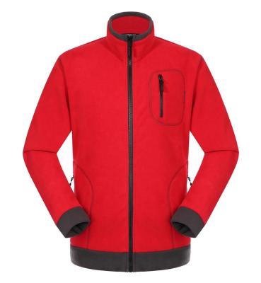 China Wholesale Micro Breathable Elastic Warm Thick Polyester Cuff Sherpa Fleece 100% Fleece Jacket Men for sale