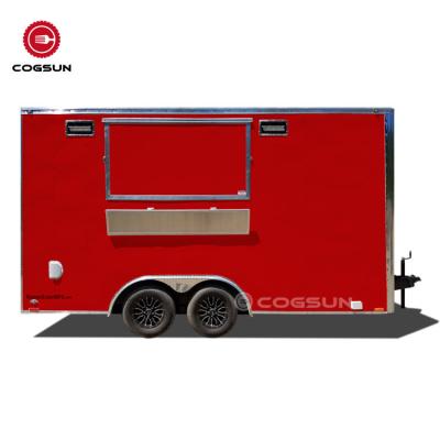 China Restaurant electric mobile vintage kitchen cart commercial hot dog bar coffee van beer ice cream mobile food supply truck for sale