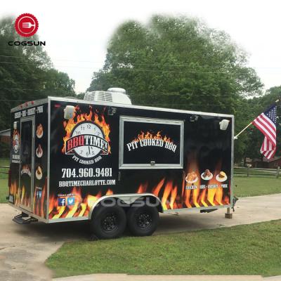 China Ice Cream Trucks Trailer Mobile Food Truck USA Commercial Catering Food Truck Trailer For Sale for sale