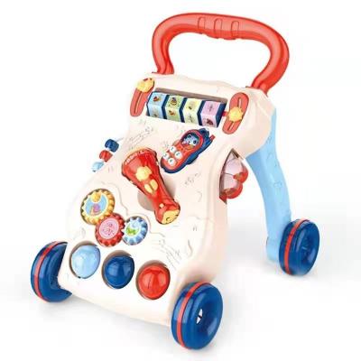 China Musical Baby Walker With Wheels Active Learning Toy Strollers Baby Walker Rotating 51*13*42.5CM for sale