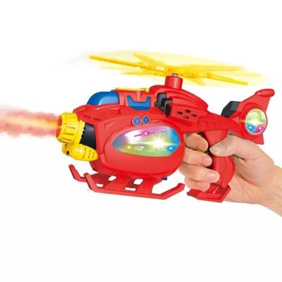 China Boys Educational Children's Electric Helicopter Toy Gun Spray Helicopter Toy DL100024 for sale