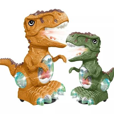 China 2022 Universal Cartoon Toy Kids Light Music Electric Dinosaur Toys Spray Dinosaur Toy for sale