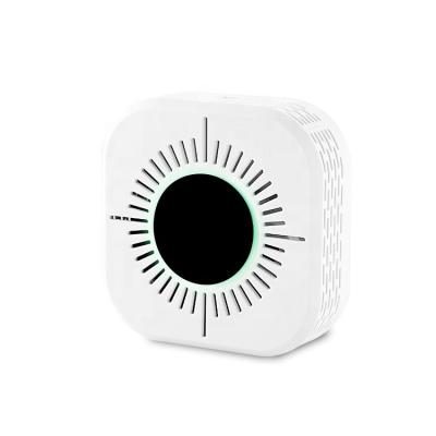 China Remote Control Fire Alarm AC220V DC9V White Wire Smoke Detector for sale