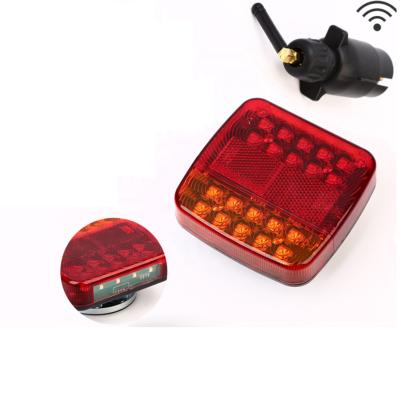 China Wireless Waterproof Tail Lights Submersible Under Above 80degree Wide Trailer Light Kit for sale