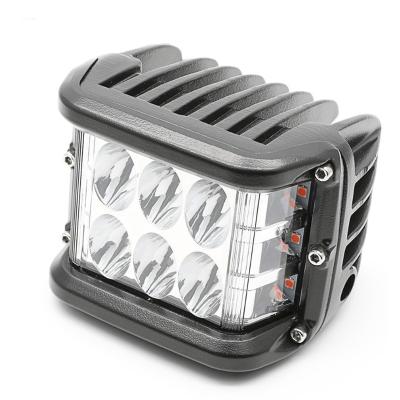 China Aluminum Alloy Body 45W LED Work Strobe 3inch Spot Flood Lamp Light Flash For ATV Truck Boat Auto Driving Fog Light for sale