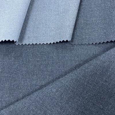 China High Quality Breathable Polyester Rayon Plaid Fabric Woven Elastic Yarn Dyed Brushed Fabric Men's Pants Fabric Types for sale