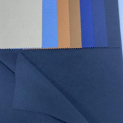 China Hot Selling Anti-static Polyester Spandex Blend Fabric 100 Woven Polyester Suiting Fabric 4 Way Stretch Polyester Spandex Fabric for sale