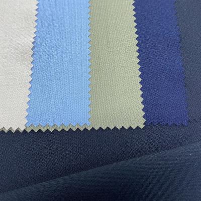 China Hot Selling Anti-static 94 Polyester 6 Spandex Fabric Women's Woven Suit Fabric Polyester Stretch Fabric for sale