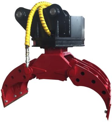 China Log Grab Excavator Sorting Grapple Stone Grapple Hydraulic Claws Grapple for sale