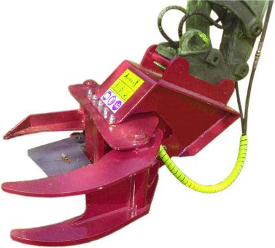 China Mechanical Cultivate Grapple / Mini Excavator Log Spins Grapple for sale