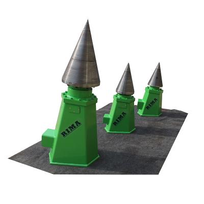 China 1.5-5 cone wood splitter for excavator screw log splitter for sale