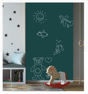 China Flexible School Inscription Board Chalkboard Sticker Magnetic Blackboard Wall Sticker For Kids Rooms Blackboard Paper Ferrous Tube for sale