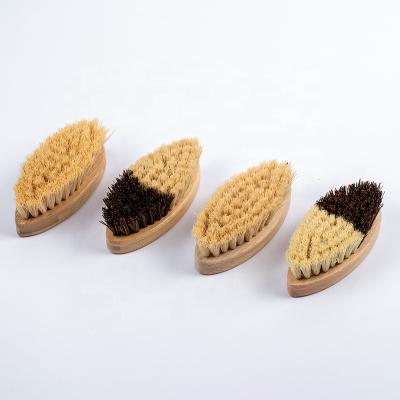 China Practical Practical Wooden Sisal Kitchen Fruit Cleaning Brush Vegetable Brush for sale