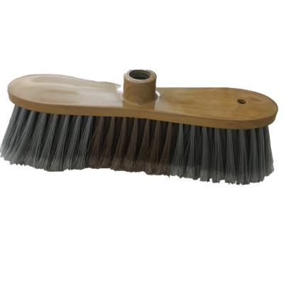 China Home Used Biodegradable Bamboo Bicolor Flower Broom Brush Head for sale