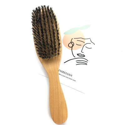 China Palette Hot Wave Wood Straightens Hard Hair Styling Comb Brush for sale