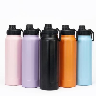 China Stainless Steel Viable Flask Water Bottle High Value Large Capacity Vacuum Cup Portable Outdoor Sport Thermos Mug for sale