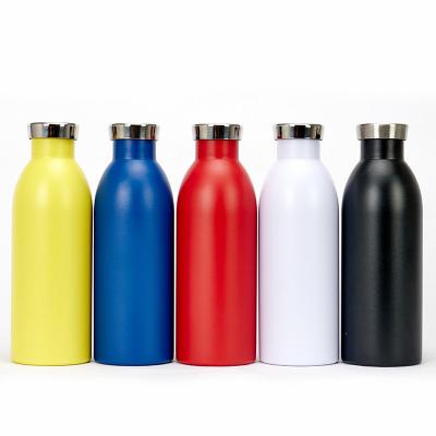 China High Value 500ML Water Bottle Spray Stainless Steel Mug Gift Vacuum Mug Office Thermos Viable Business Flask for sale