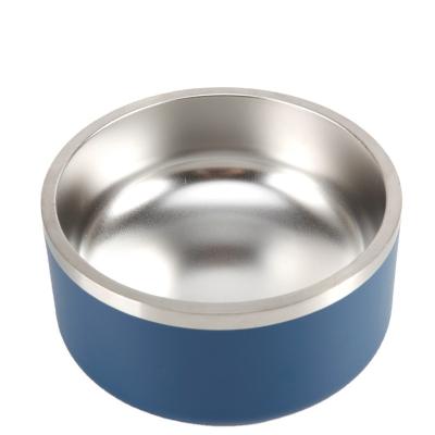 China Wholesale 64oz Sustainable Pets Food Water Feeding Bowl Stainless Steel Dog Bowl Non-Slip Eco-Friendly Bird Cat Dog Other Pets Bowl for sale