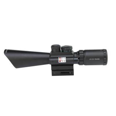 China Aluminum Alloy Hunting Riflescope M8 3.5-10x40 Point Adjustable Red Green Sight With Red Laser Optics Riflescope Tactical Scopes for sale