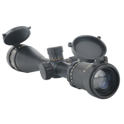 China Best Selling Aluminum Alloy Mount Hunting Red Green Illuminated Riflescope 6-24X50 Optics Sight Scope for sale