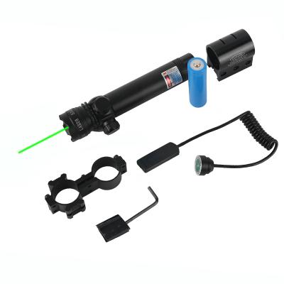 China Aluminum Alloy Lengthen Dot Laser Sight Tactical Green Laser Sight For Hunting Rifle Shooting Scope for sale