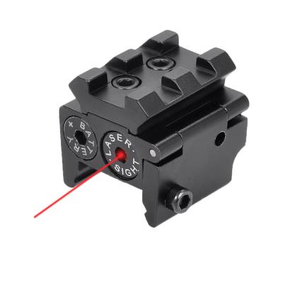 China Alloy Mini Adjustable JG11 Riflescope Tactical Red Laser Aluminum Hunting Sight With Rail Mount for sale