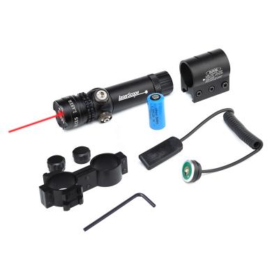 China Aluminum Alloy JG1-2R Red Green Dot Laser Sight Hunting Riflescope With Pressure Switch for sale