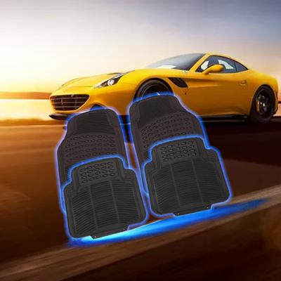 China Floor Mat Full Set Prunable Heavy Duty Car Luxury Waterproof Anti-fouling Black All Weather Mats for sale